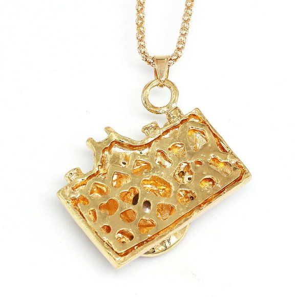 📷 Crystal Rhinestone Camera Chain Necklace📸 - Picture 7 of 11